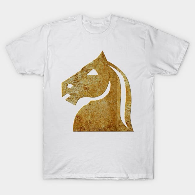 chess piece of horse T-Shirt by bahullah_art